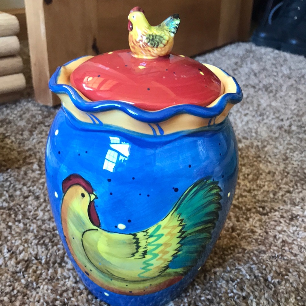 Susan Winget Rooster Jar